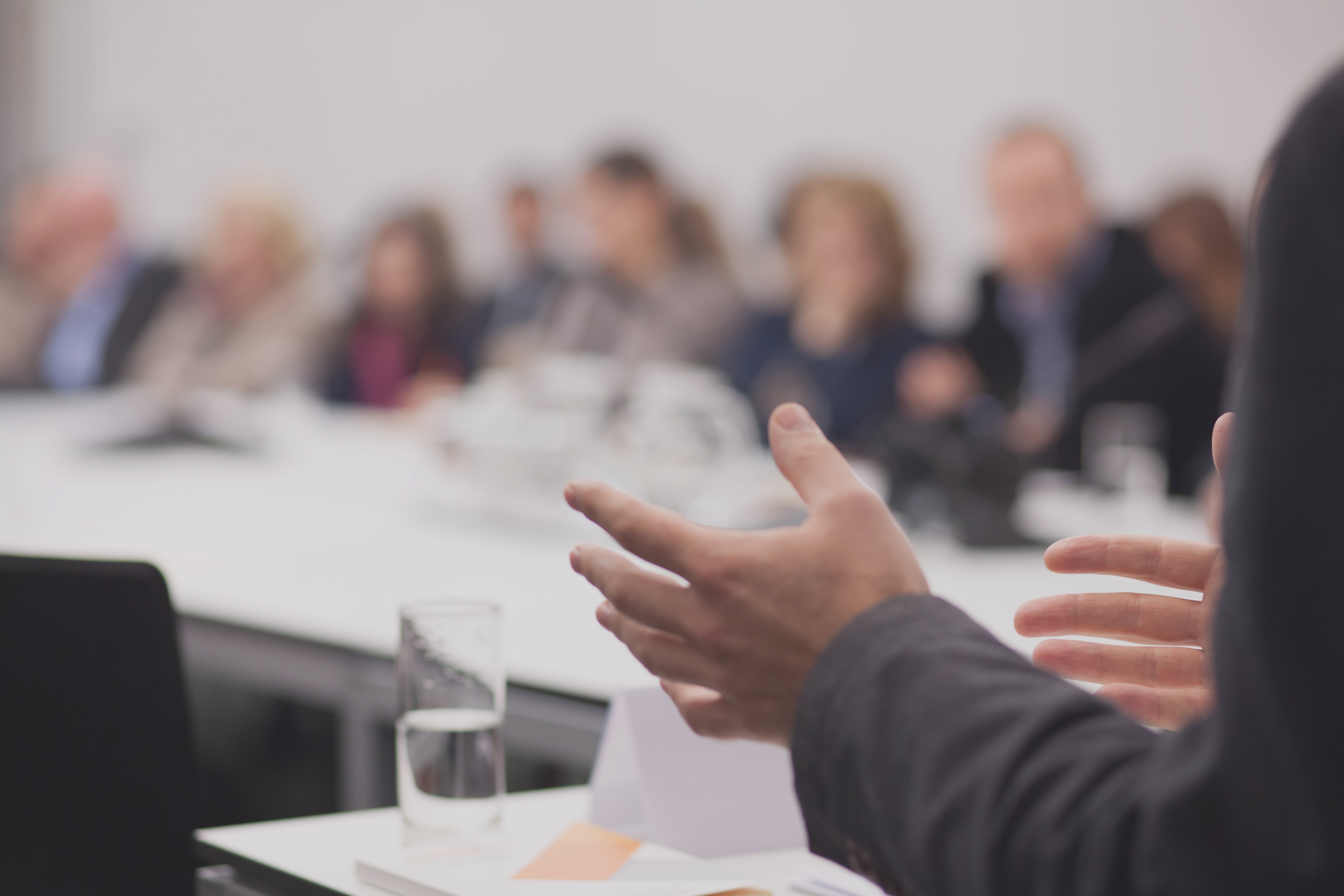 William MacRae, April Wilkinson, Jasmine Kang, and Jennifer Camara attend PBLI Estate Planning Seminar
