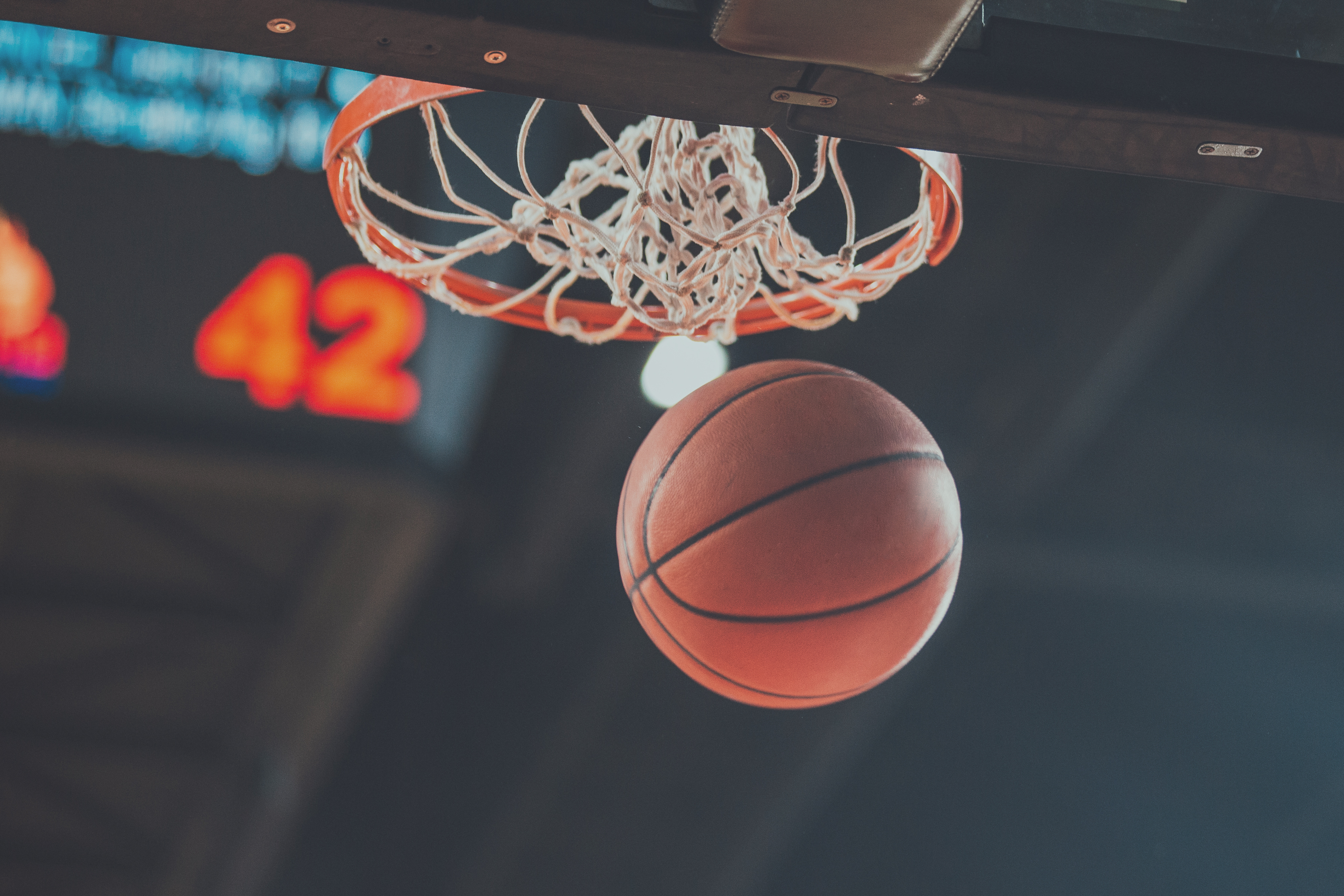 Jimmy Peterson coached Special Olympics basketball tournament